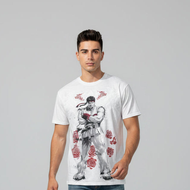 Front Print Normal T-shirt