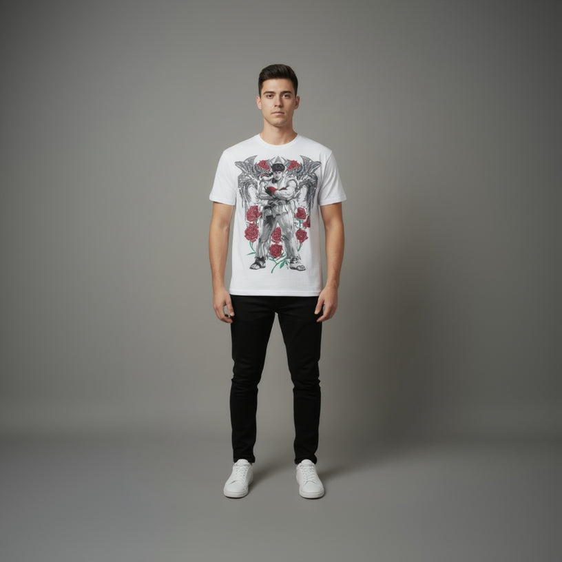 Front Print Normal T-shirt