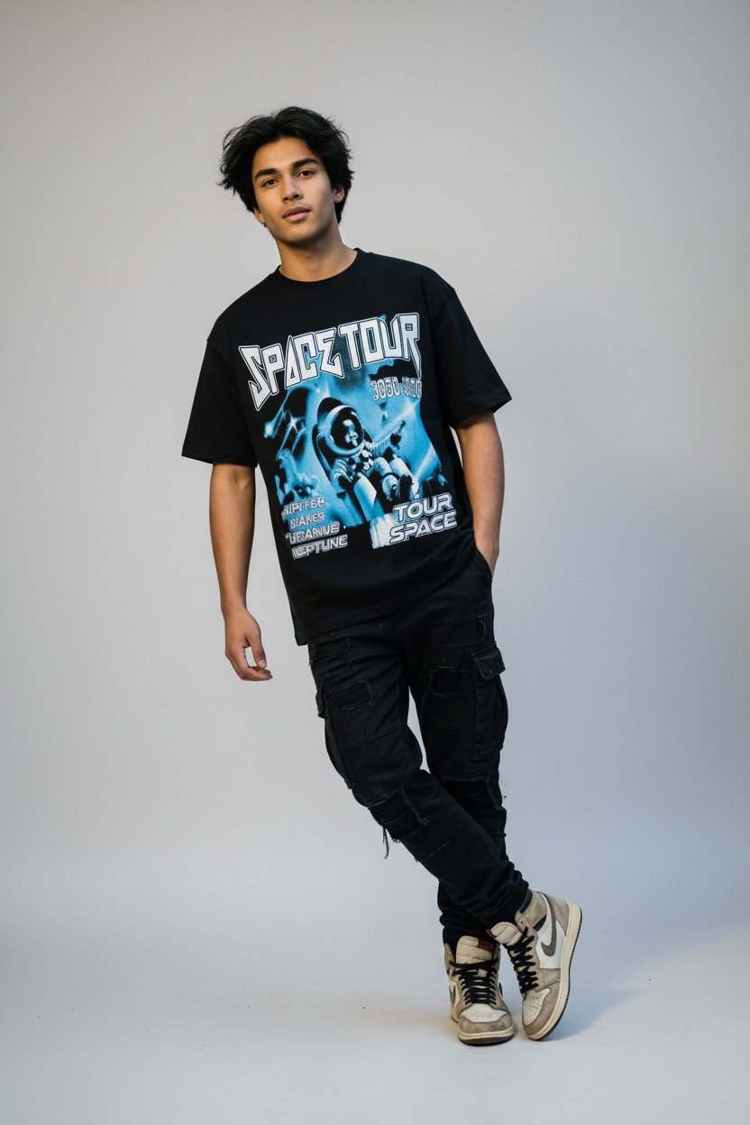Front Print Normal T-shirt