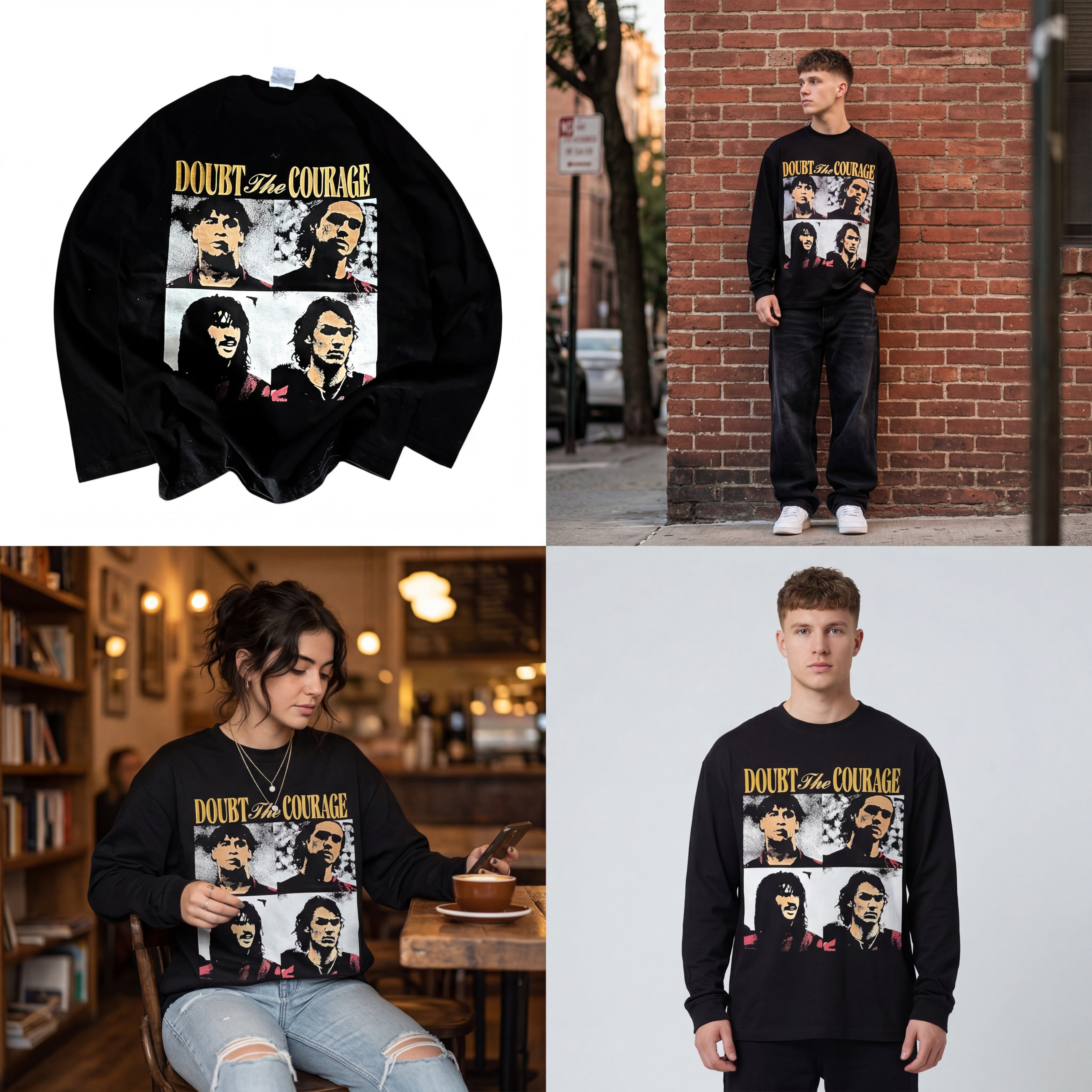 Front print full sleeve M