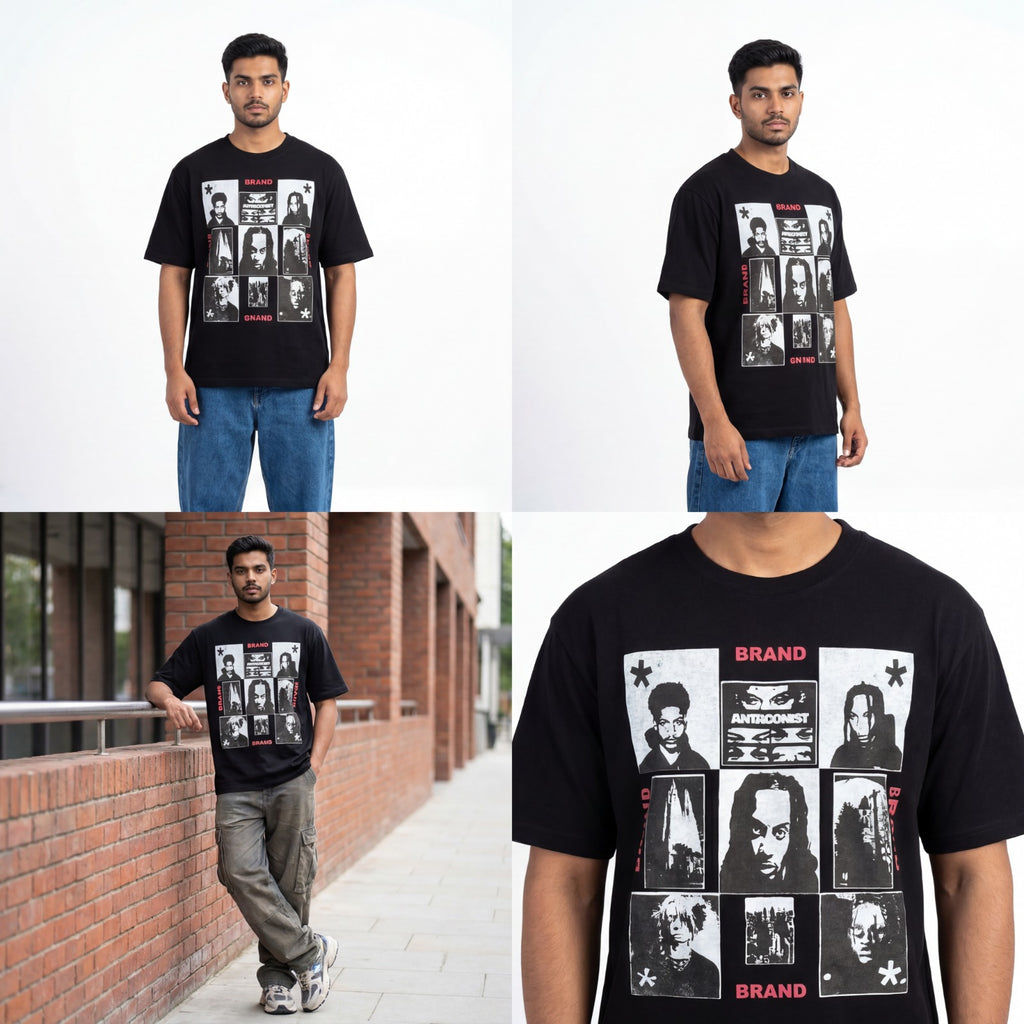 Front Print Normal T-shirt