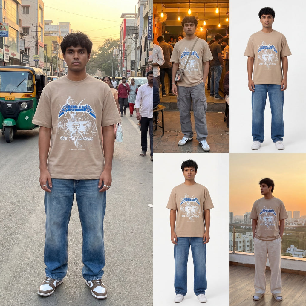 Front Print Normal T-shirt
