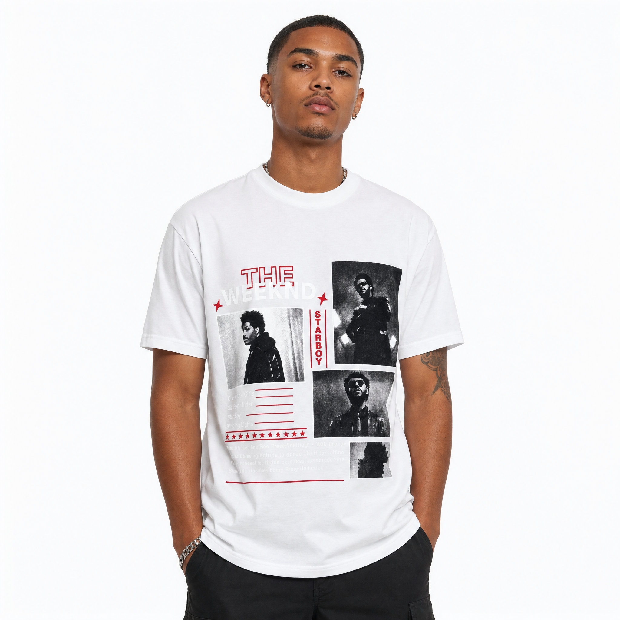 Front Print Normal T-shirt