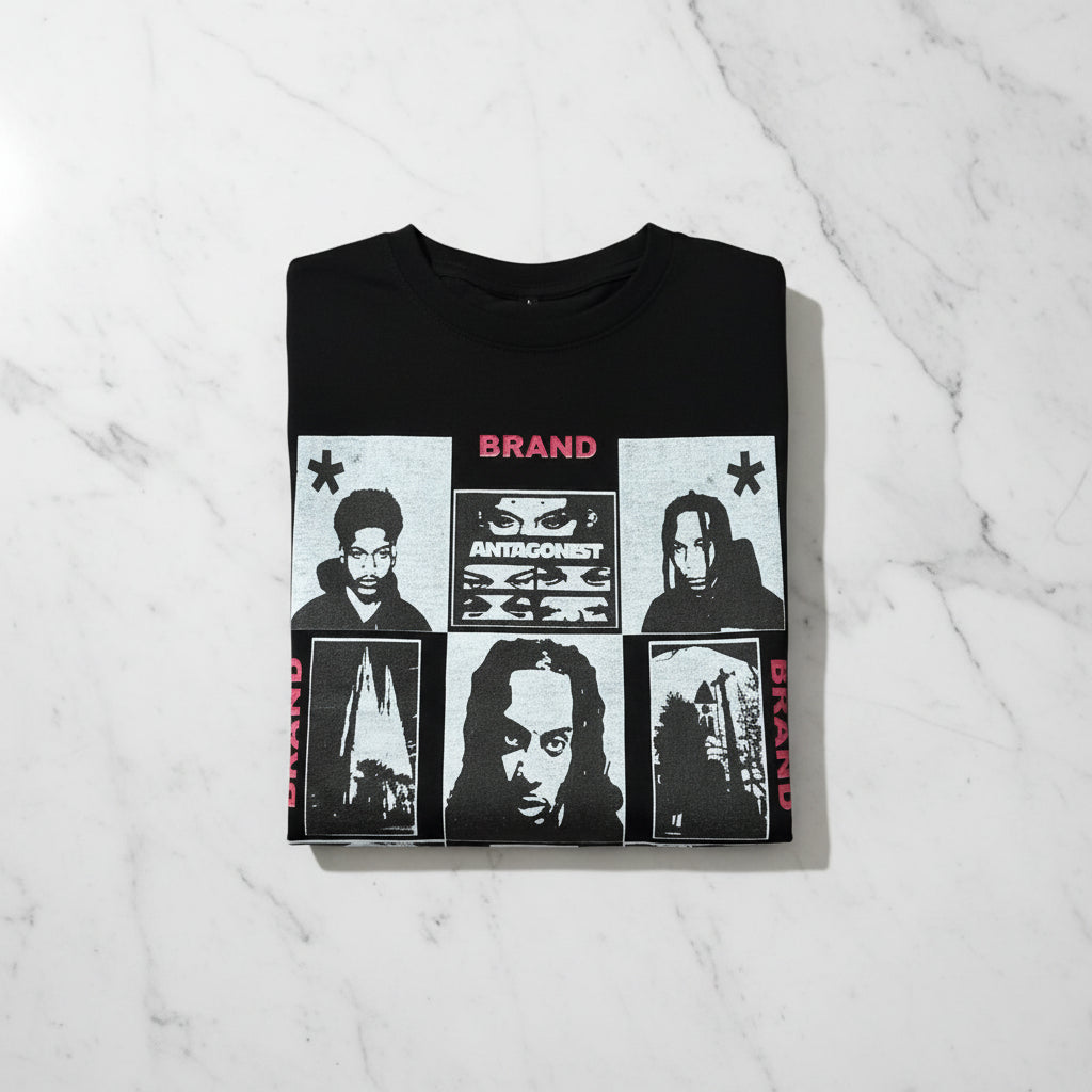 Front Print Normal T-shirt